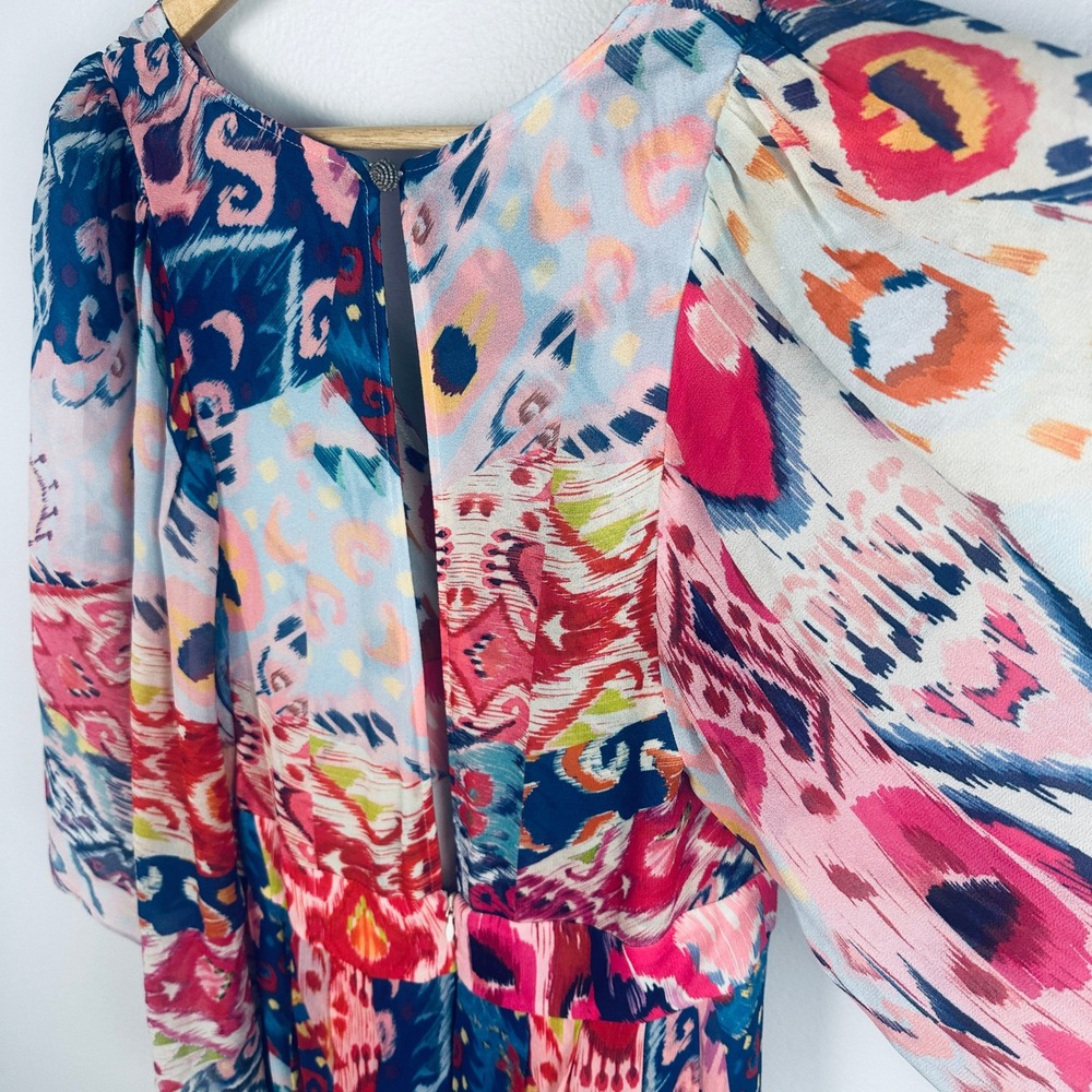 Farm Rio Boboikat Maxi Dress Size Small Abstract - Picture 7 of 13